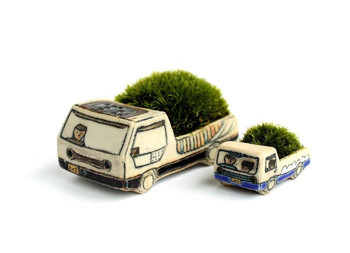 苔をのせるトラック「苔トラ」 | ROOMIE（ルーミー）