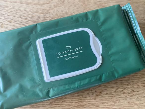 無印良品の「C10トリートメントシートマスク」、私は結構好きです