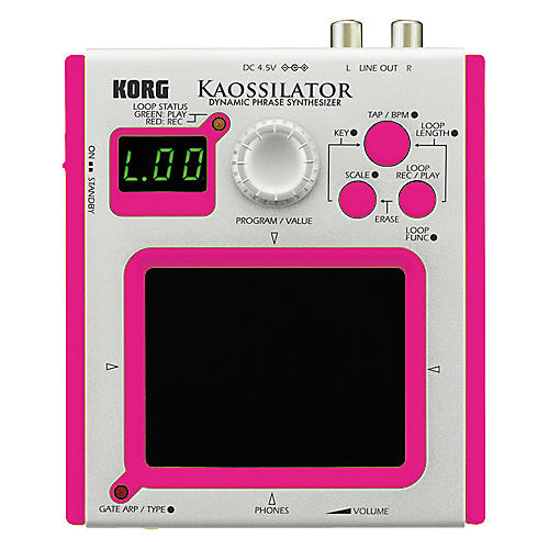 KORG Kaossilator Dynamic Phrase Synthesizer Pink | Musician's Friend