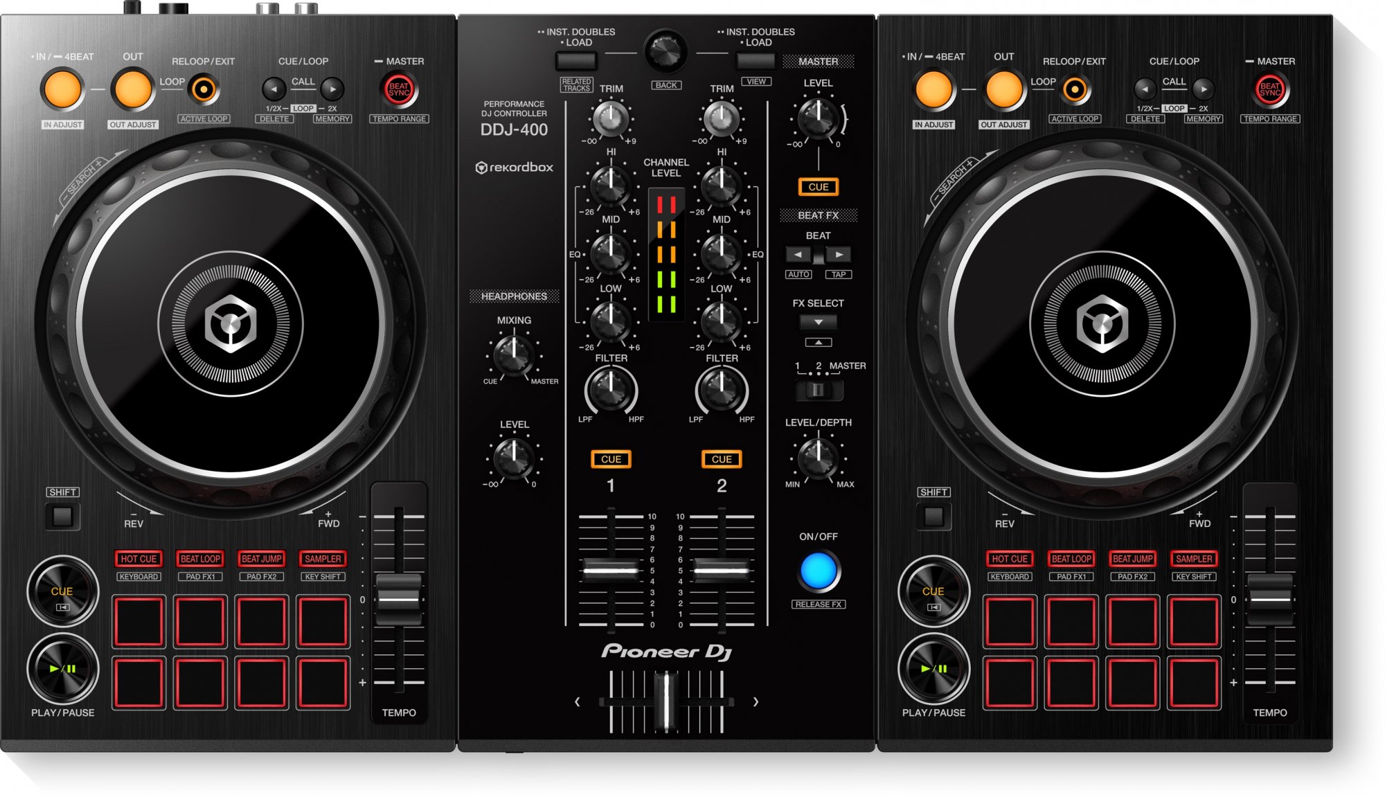 Pioneer DDJ-400 2-channel DJ Controller - 841300101369
