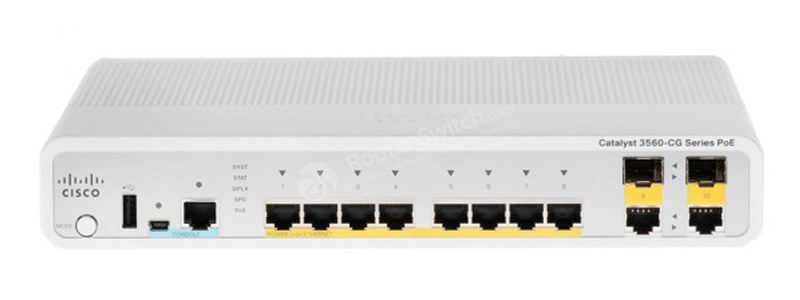 Cisco Catalyst WS-C3560CG-8PC-S スイッチ - Cisco 3560 スイッチ