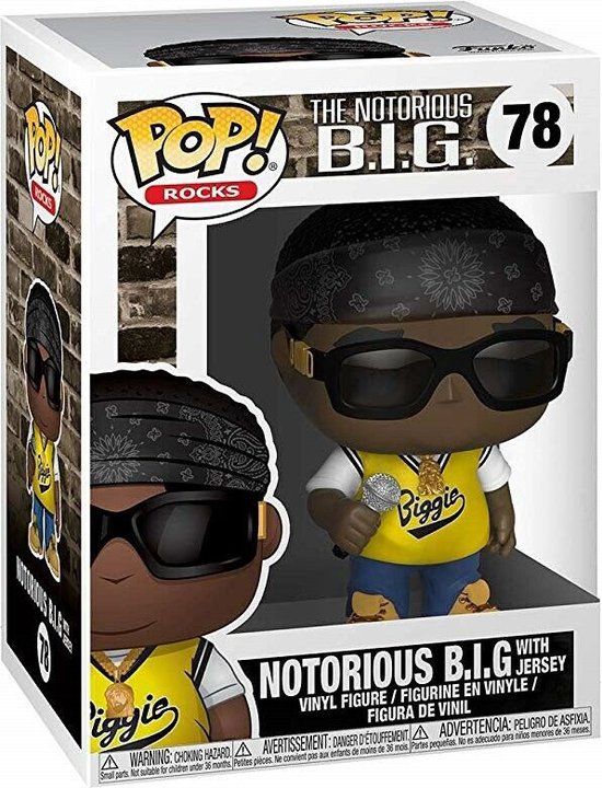 Funko Pop! Rocks: Music: Notorious B.I.G. in jersey