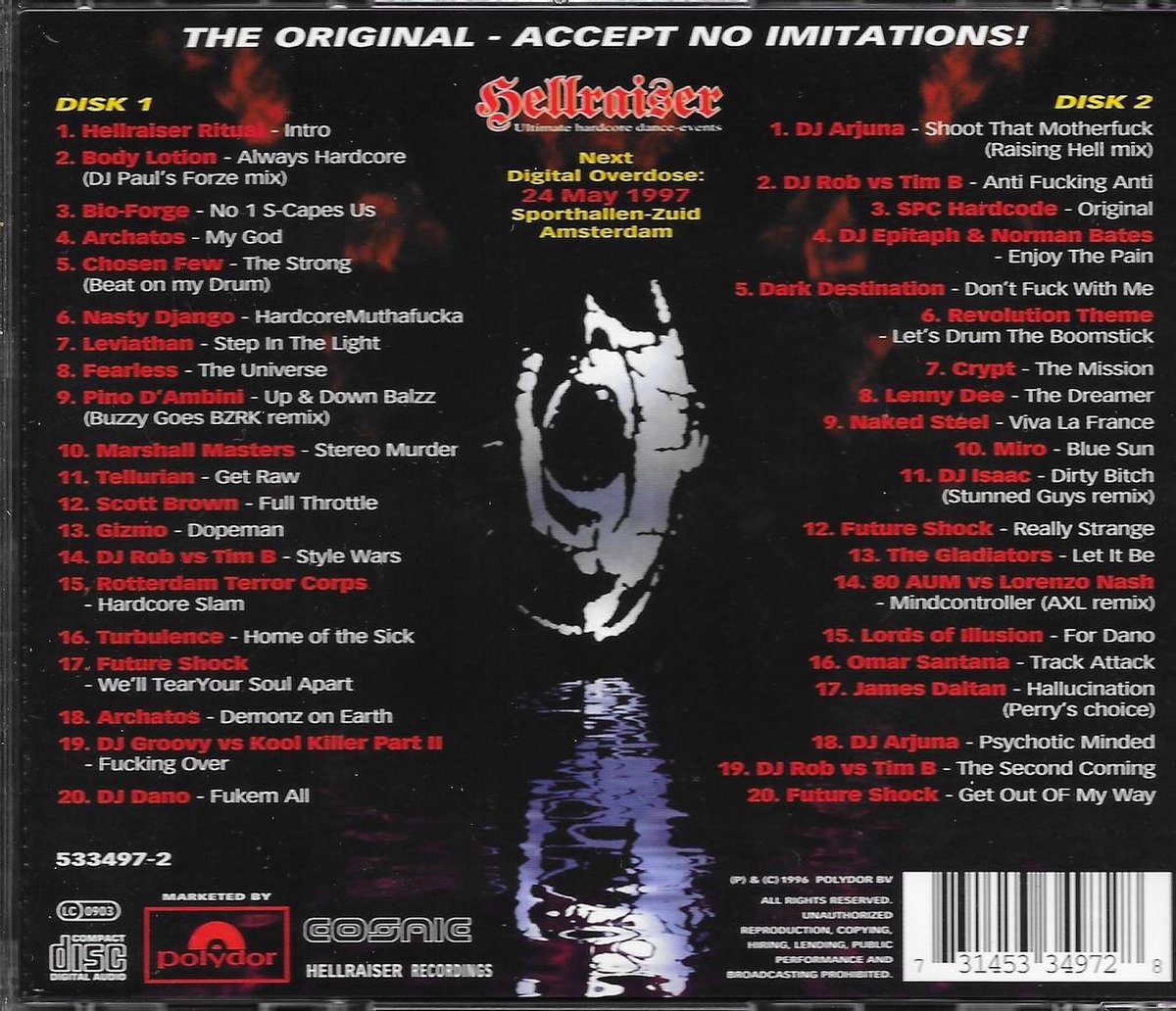 Hellraiser Hardcore Dance Album - Volume II CD | bol