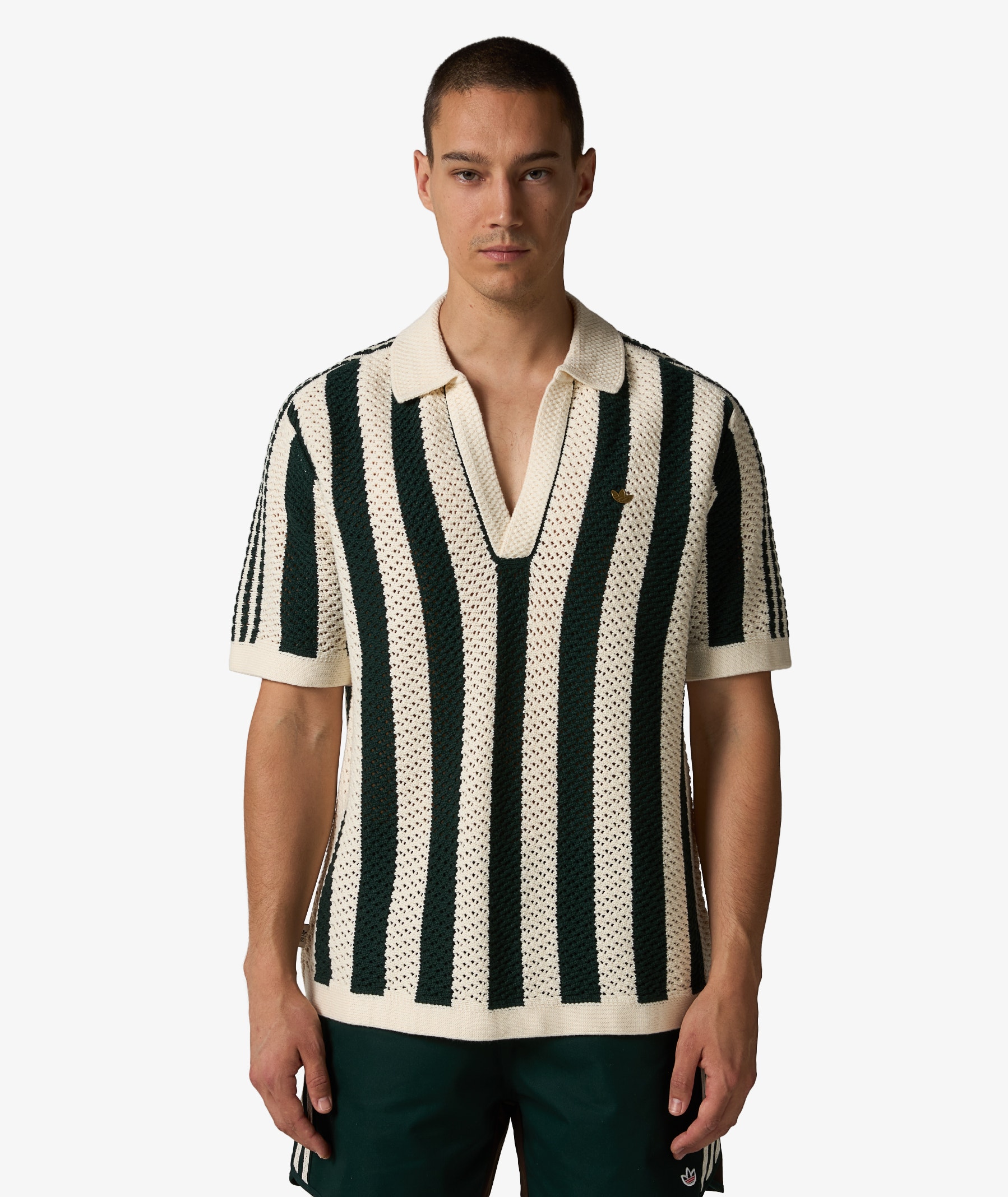 adidas Knit Polo Shirt x CLOT by Edison Chen | JP1615 | SVD USA
