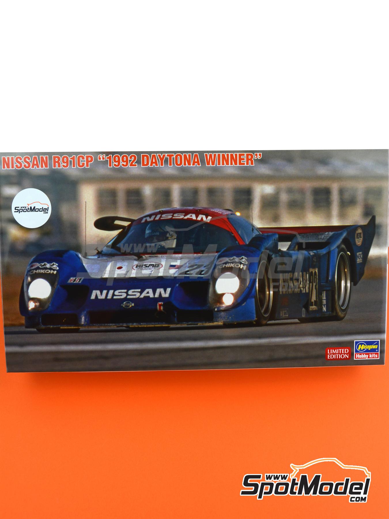 Hasegawa 20724: Car scale model kit 1/24 scale - Nissan R91CP
