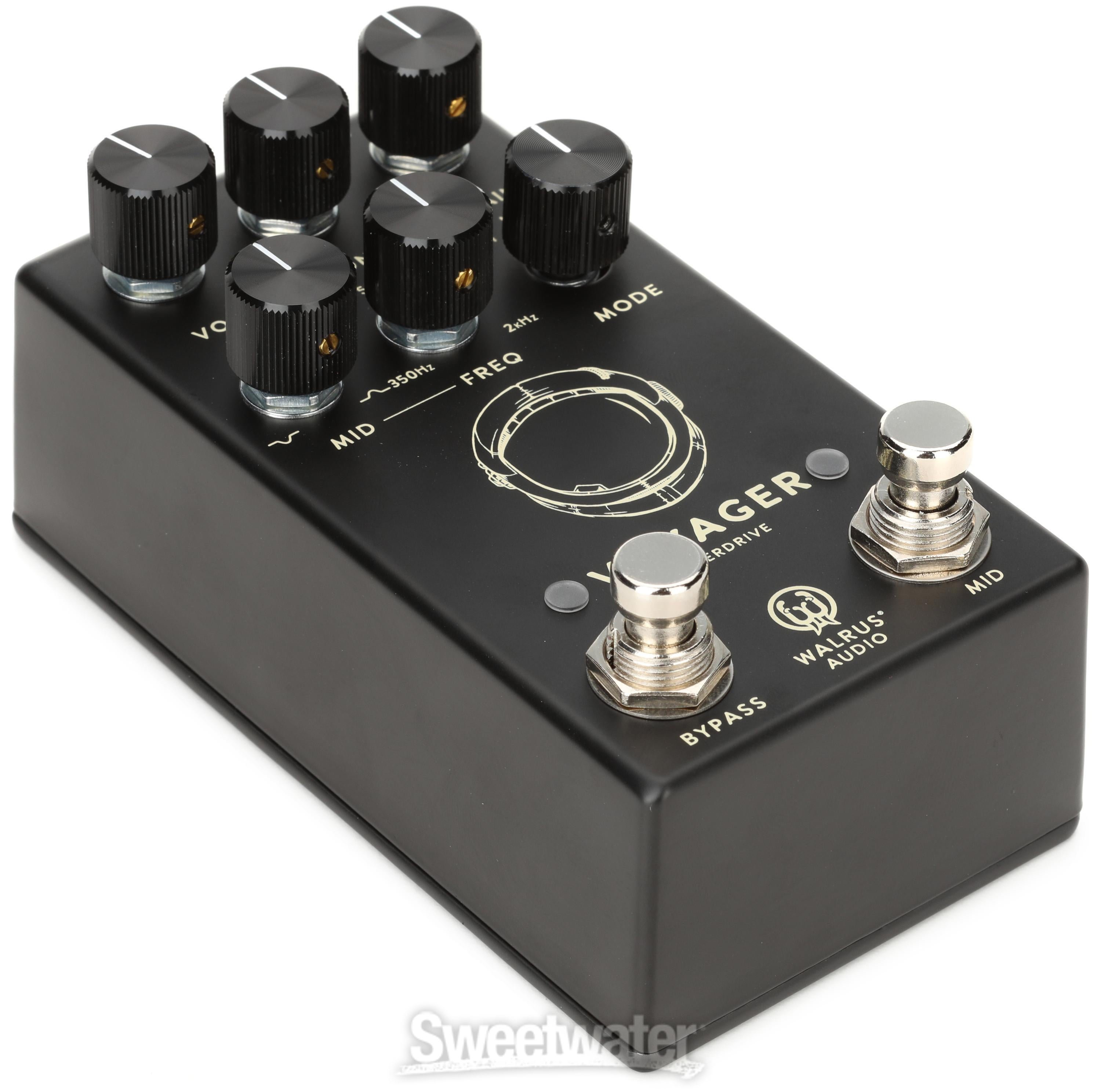 Walrus Audio Voyager MKII Overdrive Pedal - Black | Sweetwater
