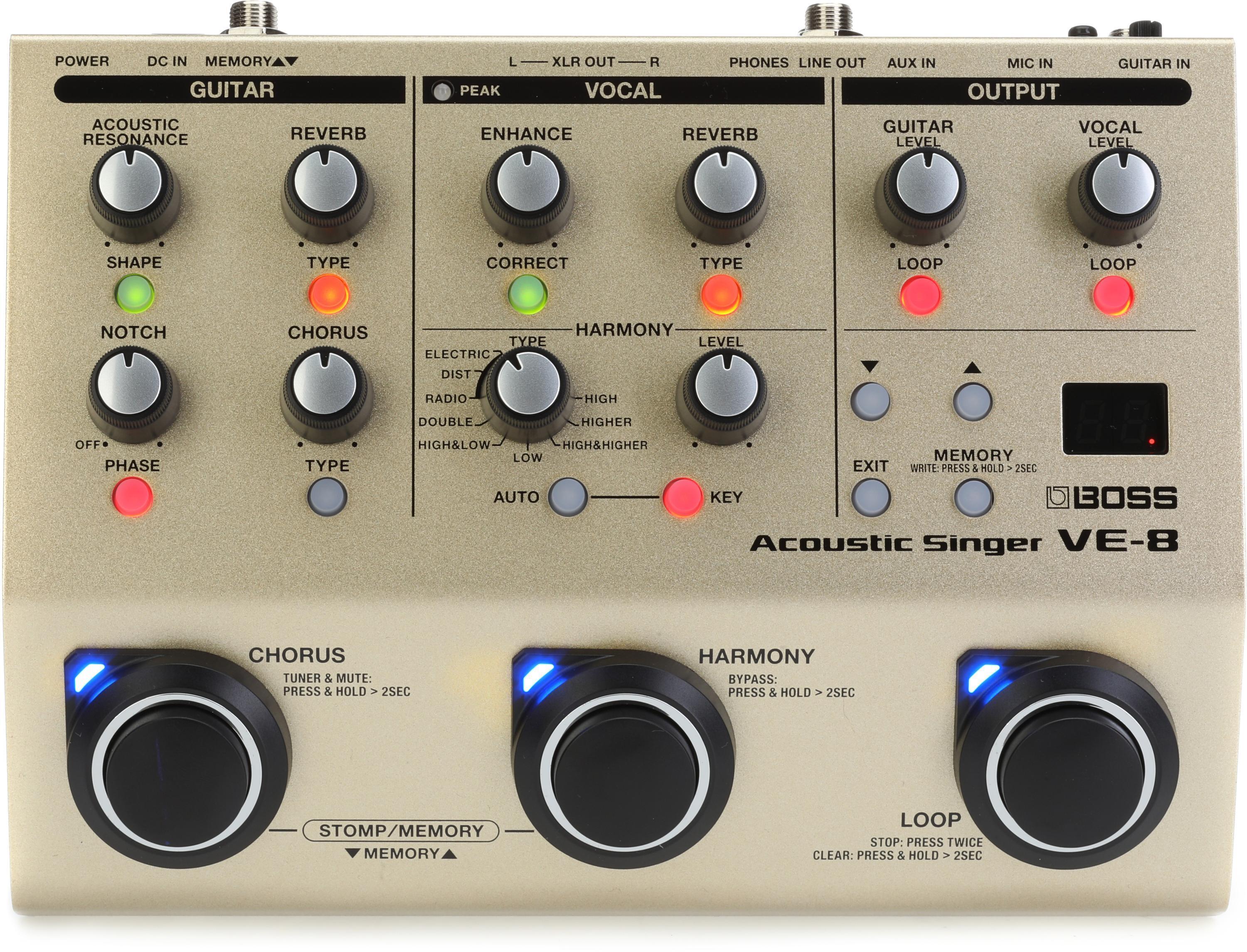 Boss AD-3 Acoustic Instrument Effects Processor | Sweetwater