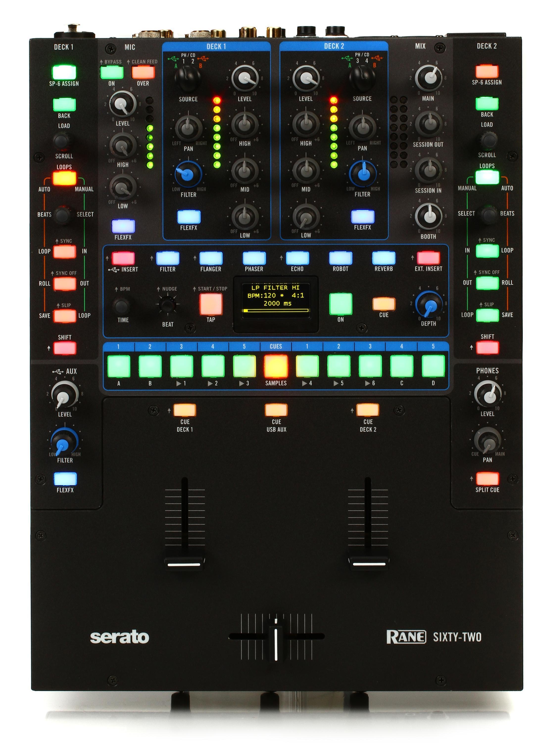 Rane Sixty-Two Mixer with Serato DJ | Sweetwater