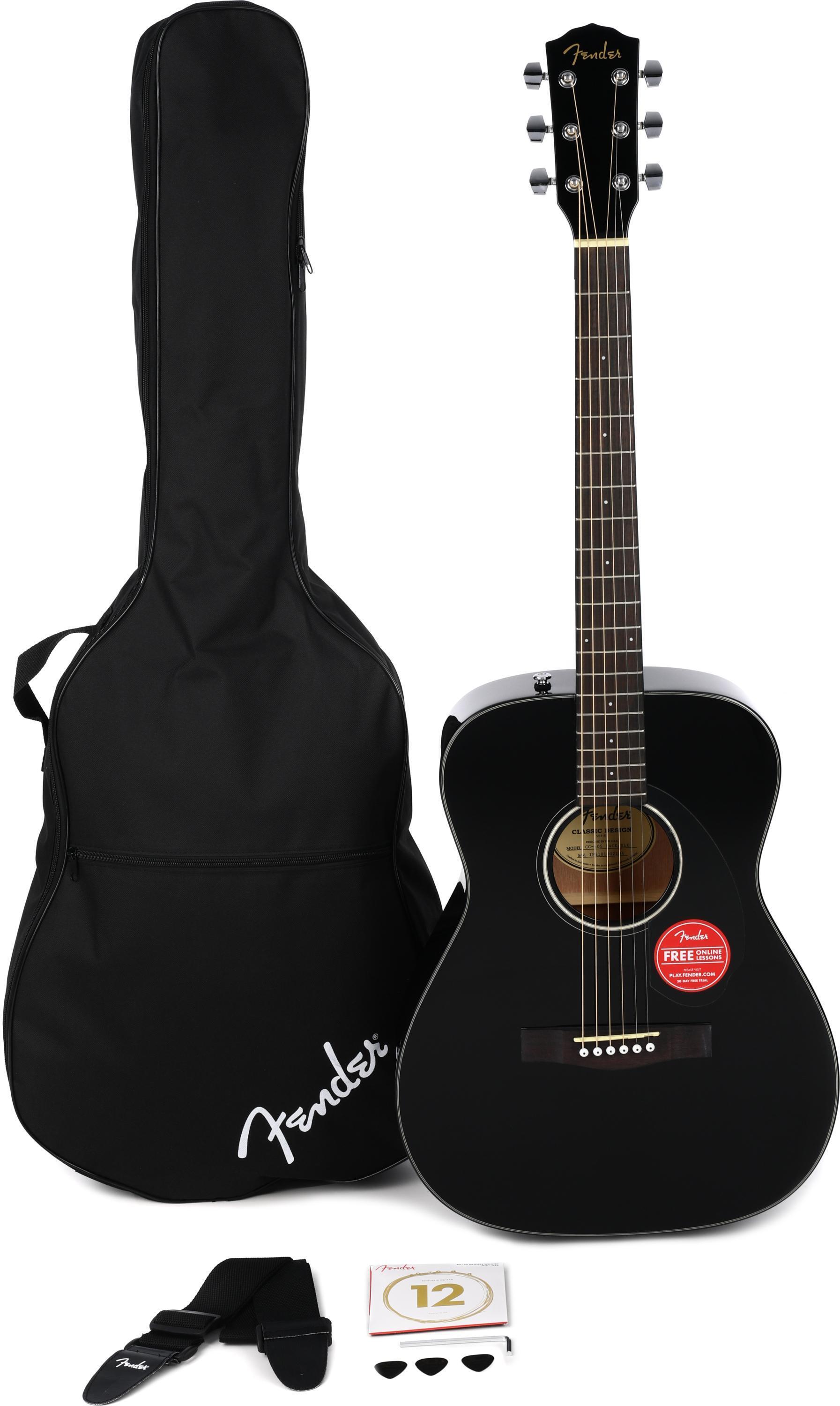 Fender CC-60S Concert Pack - Black | Sweetwater