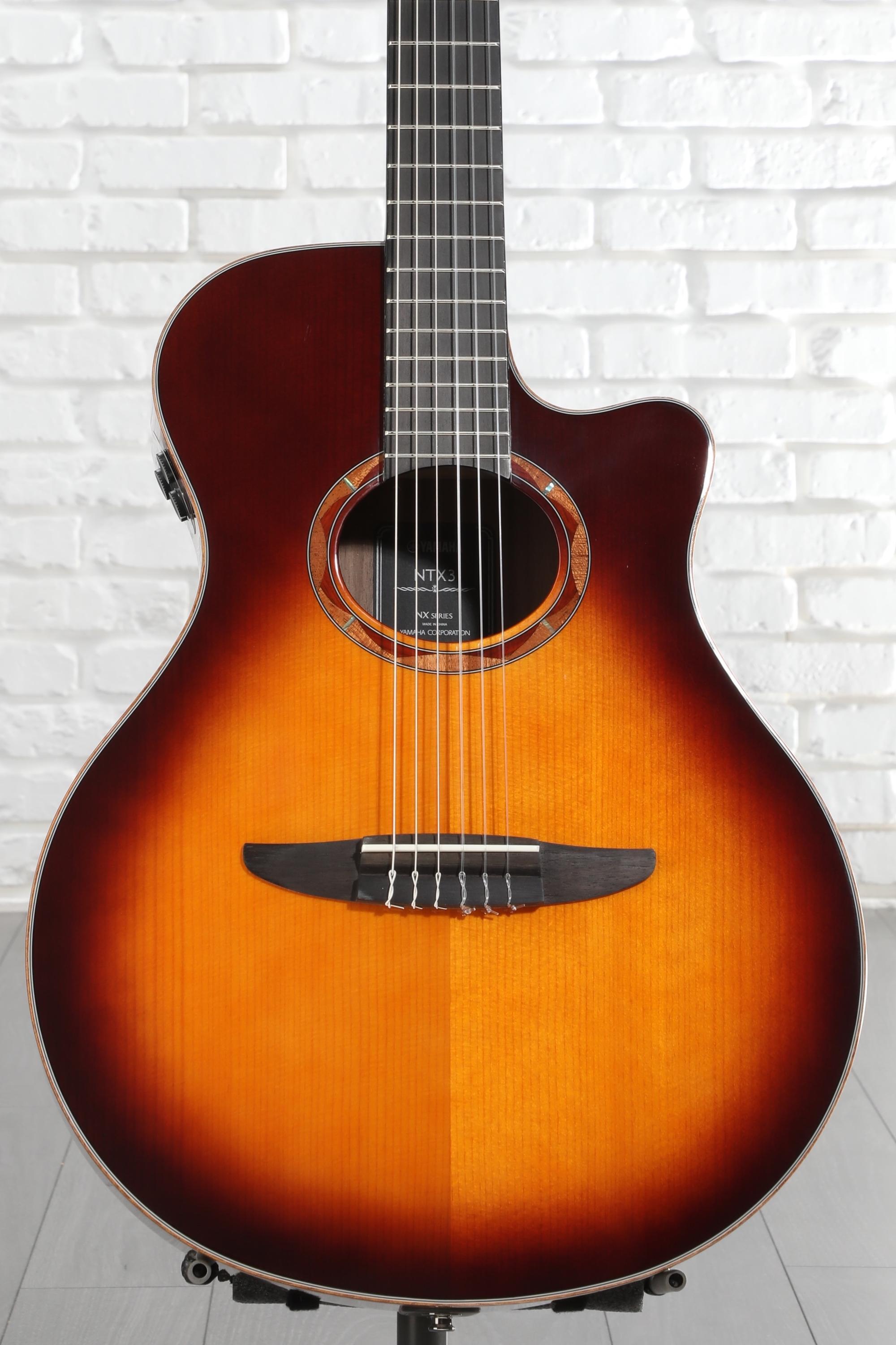 Yamaha NTX3 Nylon-string Acoustic-electric Guitar - Brown Sunburst
