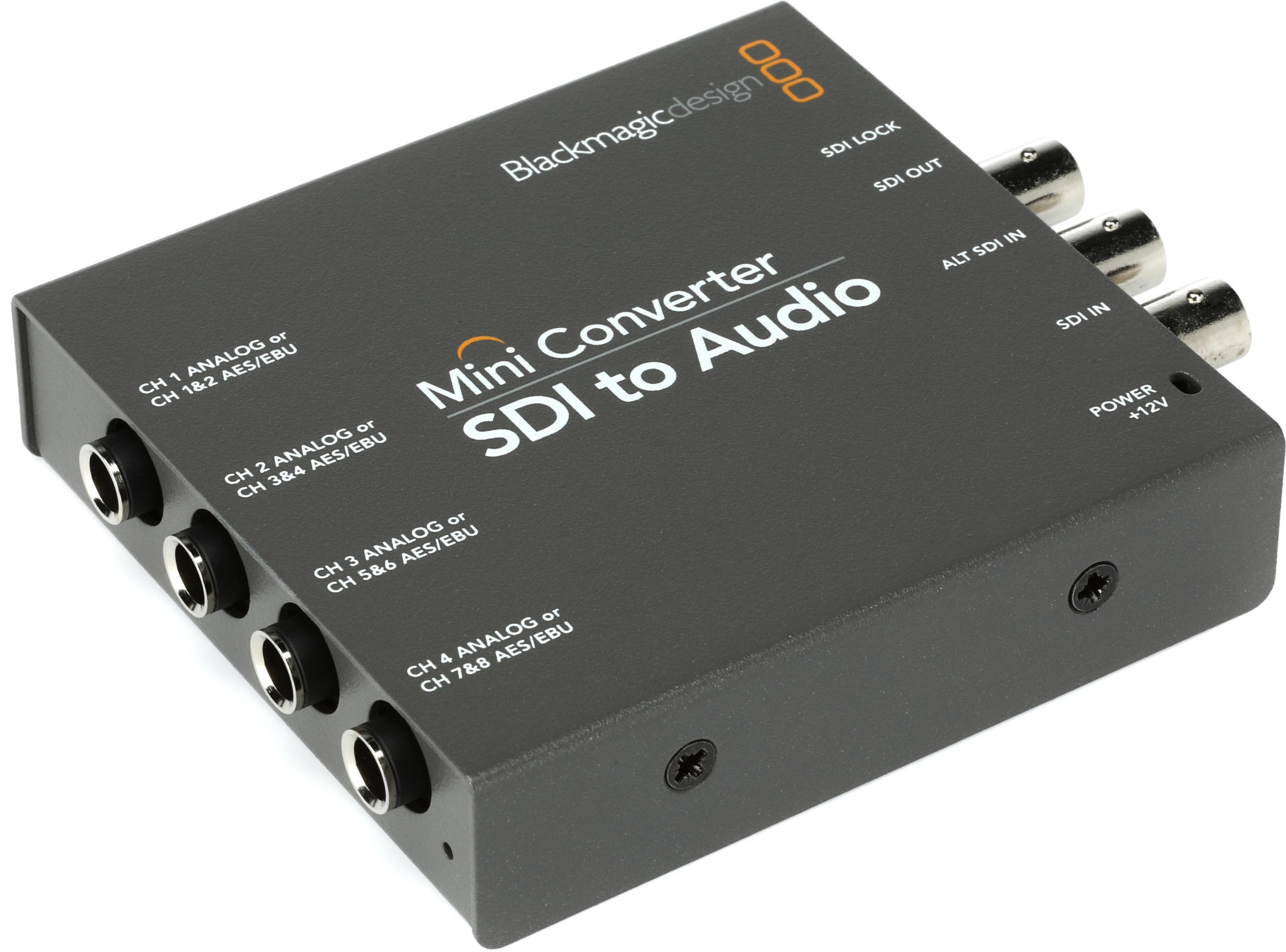 Blackmagic Design Mini Converter SDI to Audio | Sweetwater