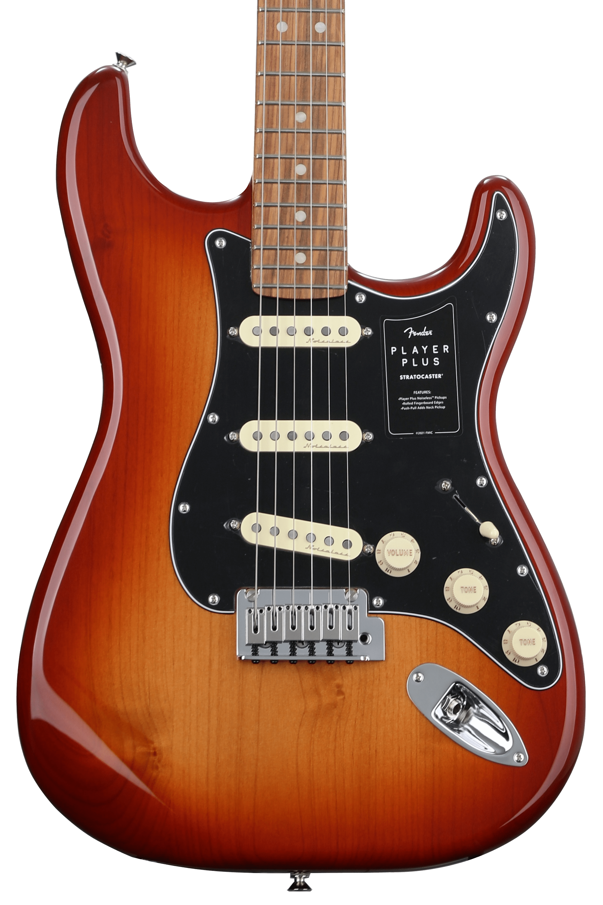 Fender Player Plus Stratocaster Electric Guitar - Sienna Sunburst