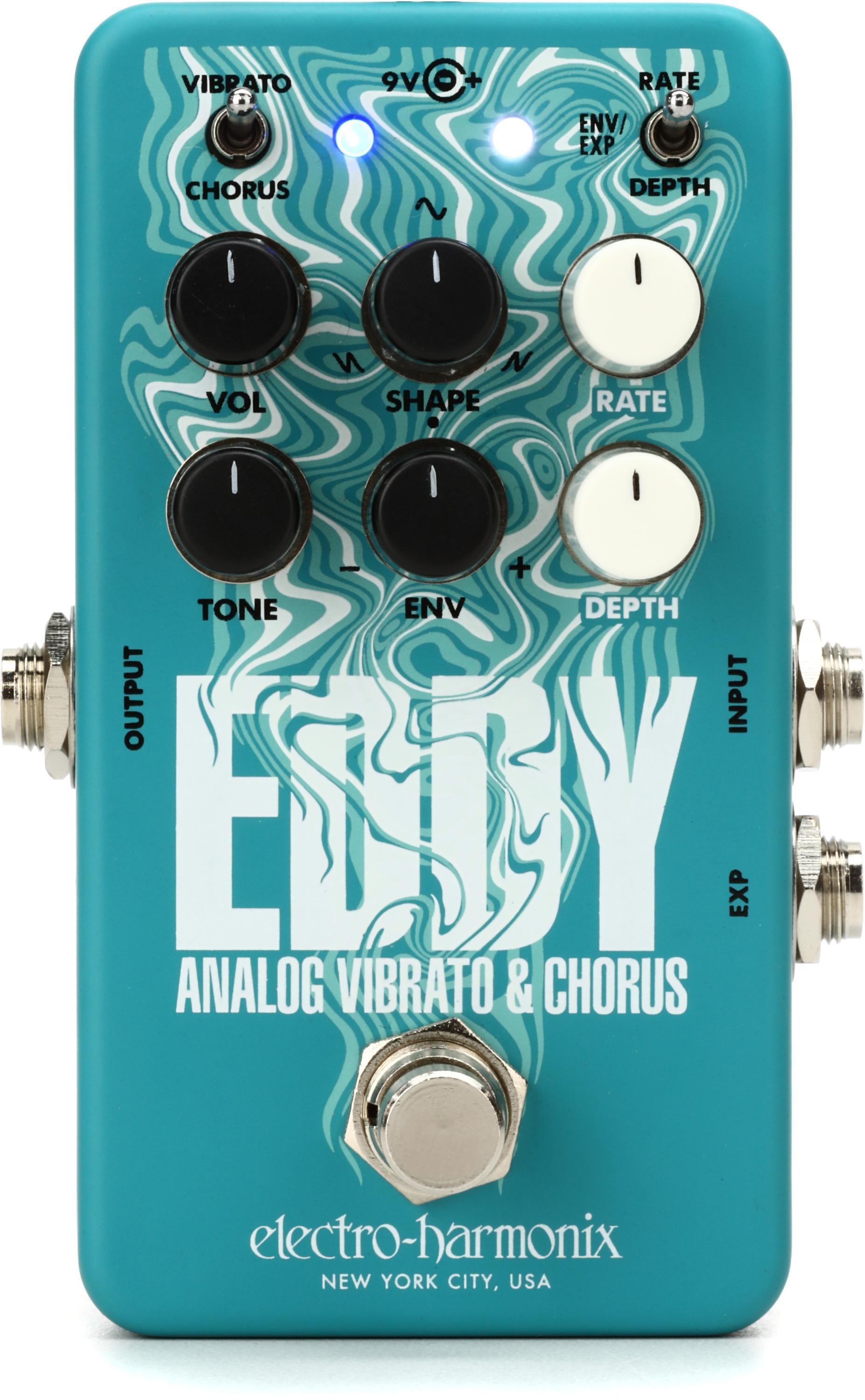 Electro-Harmonix Eddy Analog Vibrato & Chorus Pedal | Sweetwater