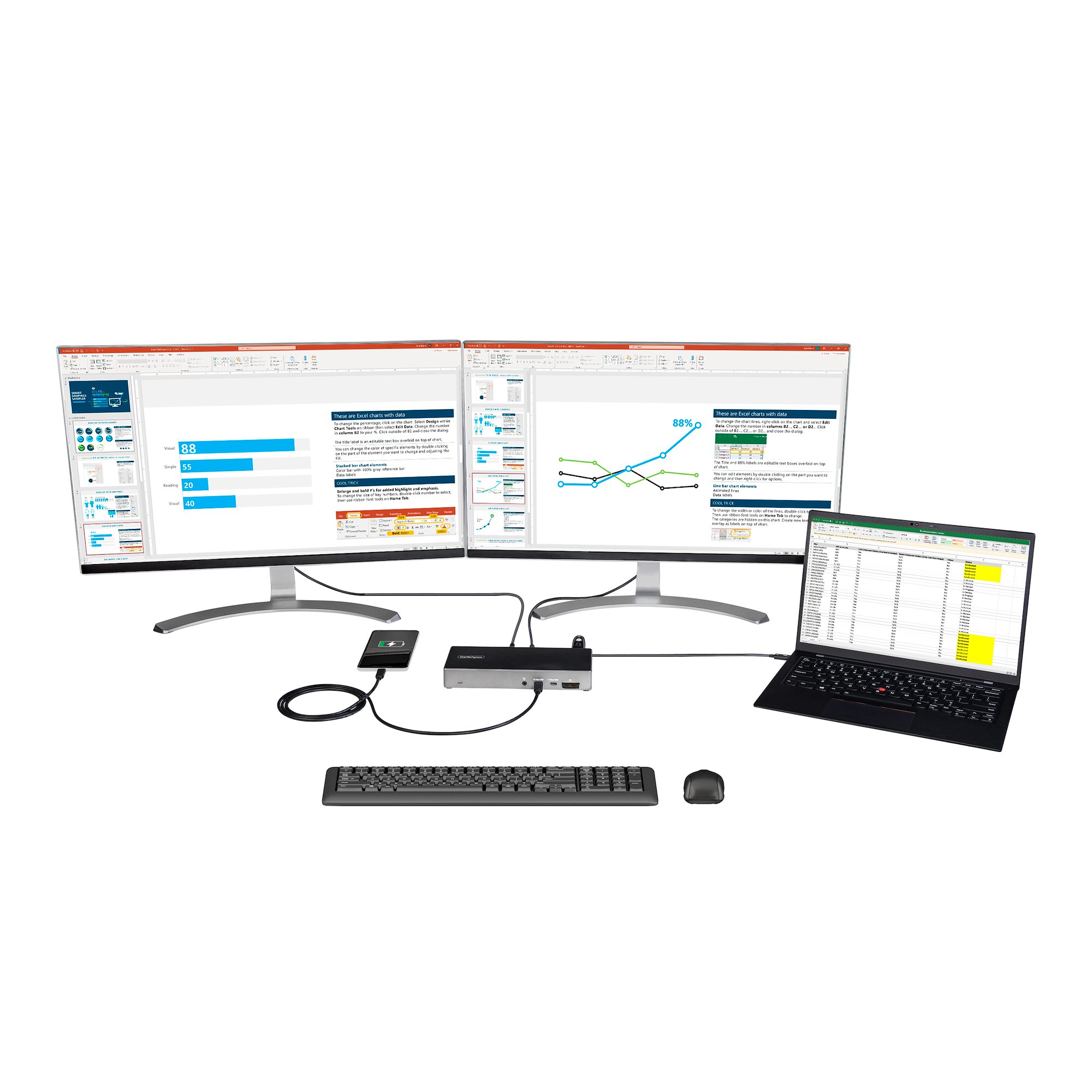 USB Type-C ドッキングステーション／トリプル4Kディスプレイ対応