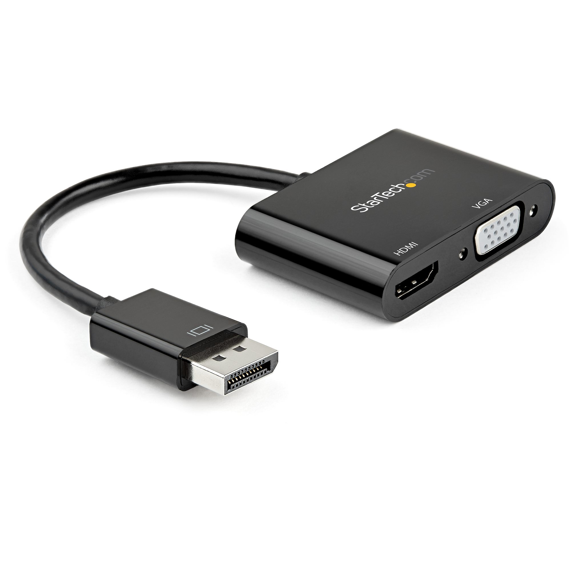 DisplayPort 1.2 - HDMI/VGA 変換アダプター／4K60Hz／アクティブ