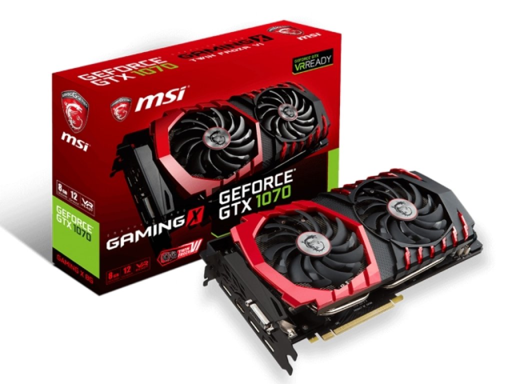 独自冷却ユニットTWIN FROZR VI搭載GTX1070グラフィックスカード「MSI