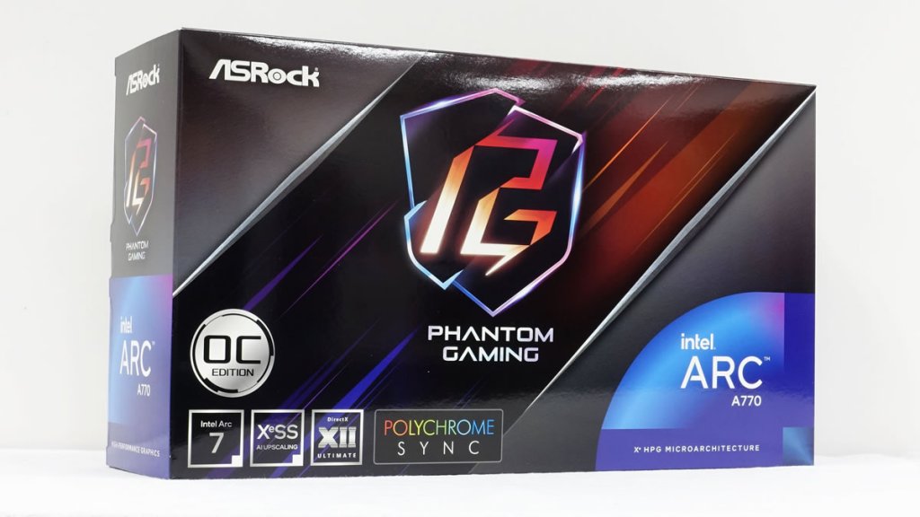 ASRockからintel Arc A770 GPU搭載グラフィックスカード「Intel Arc