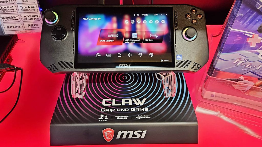 Intel Core Ultra搭載、MSI初の7インチポータブルゲーミングPC「Claw
