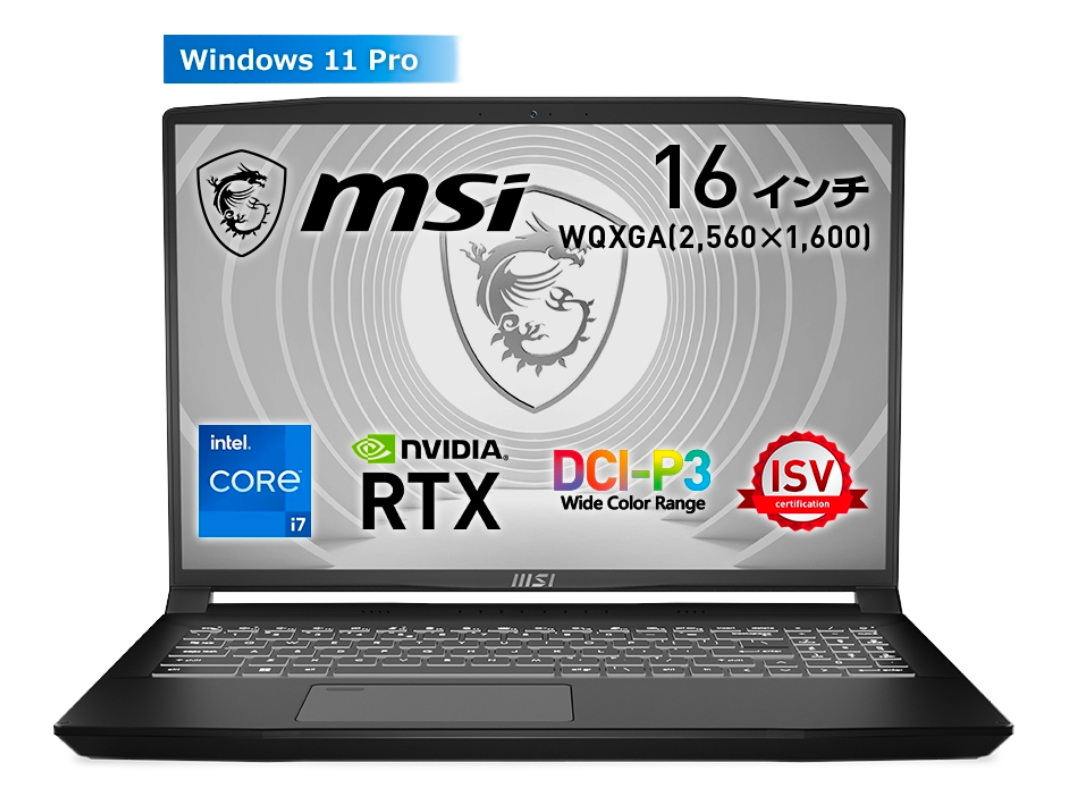 MSI MSI Creator シリーズ 【販売終了】CreatorPro M16 B13V 【販売