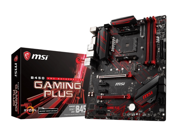 MSI B450 GAMING PLUS AMD 400シリーズ Socket AM4対応 AMD B450チップ