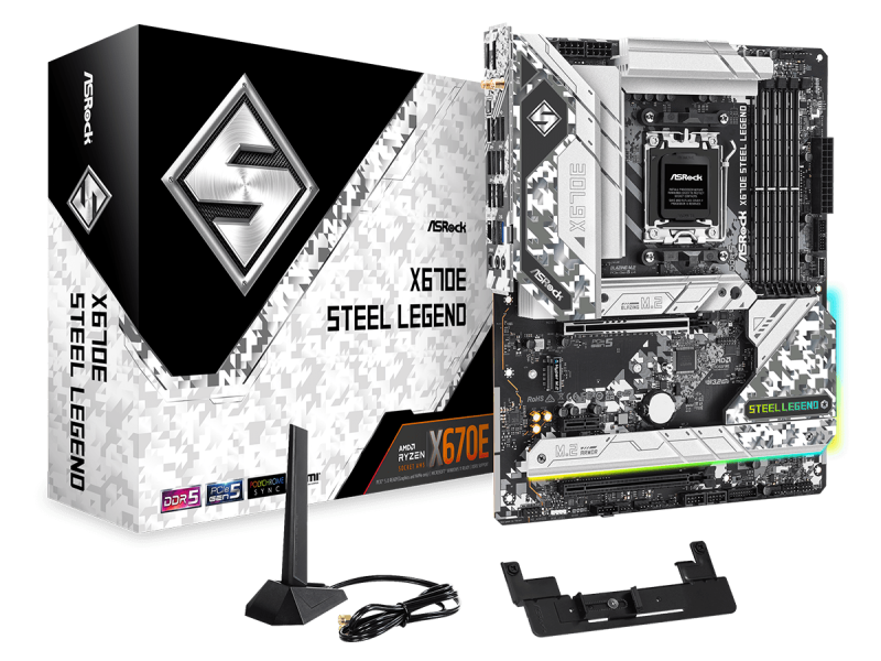 ASRock X670E Steel Legend AMD 600シリーズ Socket AM5対応 AMD X670E