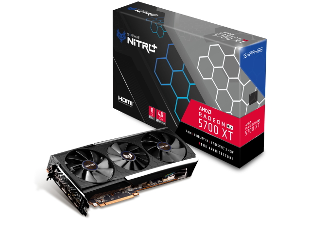 SAPPHIRE NITRO+ RADEON RX 5700 XT 8G GDDR6 DUAL HDMI / DUAL DP OC