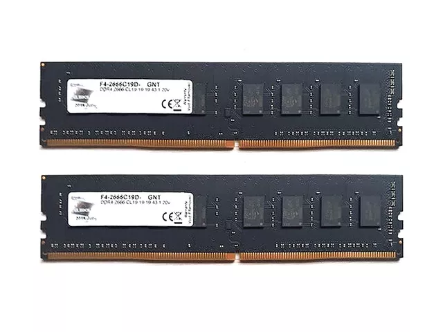 G.Skill F4-2666C19D-64GNT Value 288pin DDR4-2666 CL19-19-19 64GB