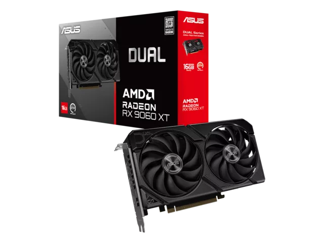 玄人志向 RD-RX9060XT-E16GB/WHITE/DF RADEON RX 9060 XT 16GB 128-bit
