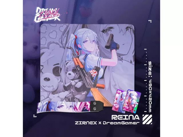 DreamGamer x ZIRNEX ZIRNEX × DreamGamer - REINA 宮内怜茉 - Grey
