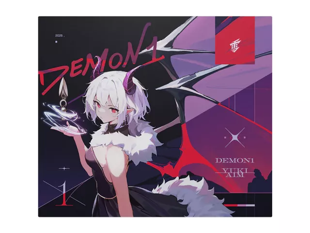 Yuki Aim Yuki Aim×Demon1 Glass Mousepad - 製品詳細 | パソコンSHOP