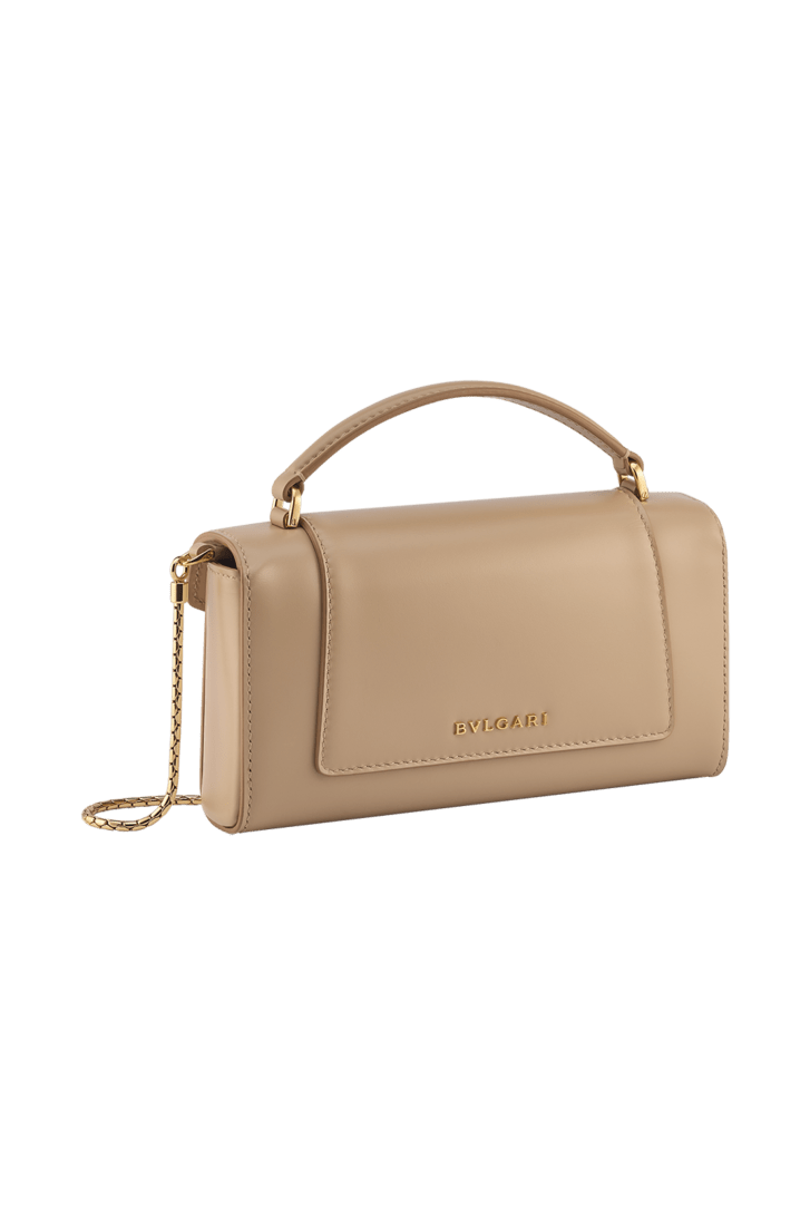 Beige Calf leather Serpenti Forever Phone Case 294894 | Bvlgari