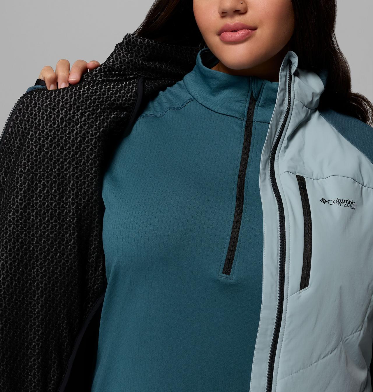 Women's Arctic Crest Hybrid Full Zip - Plus Size | Columbia