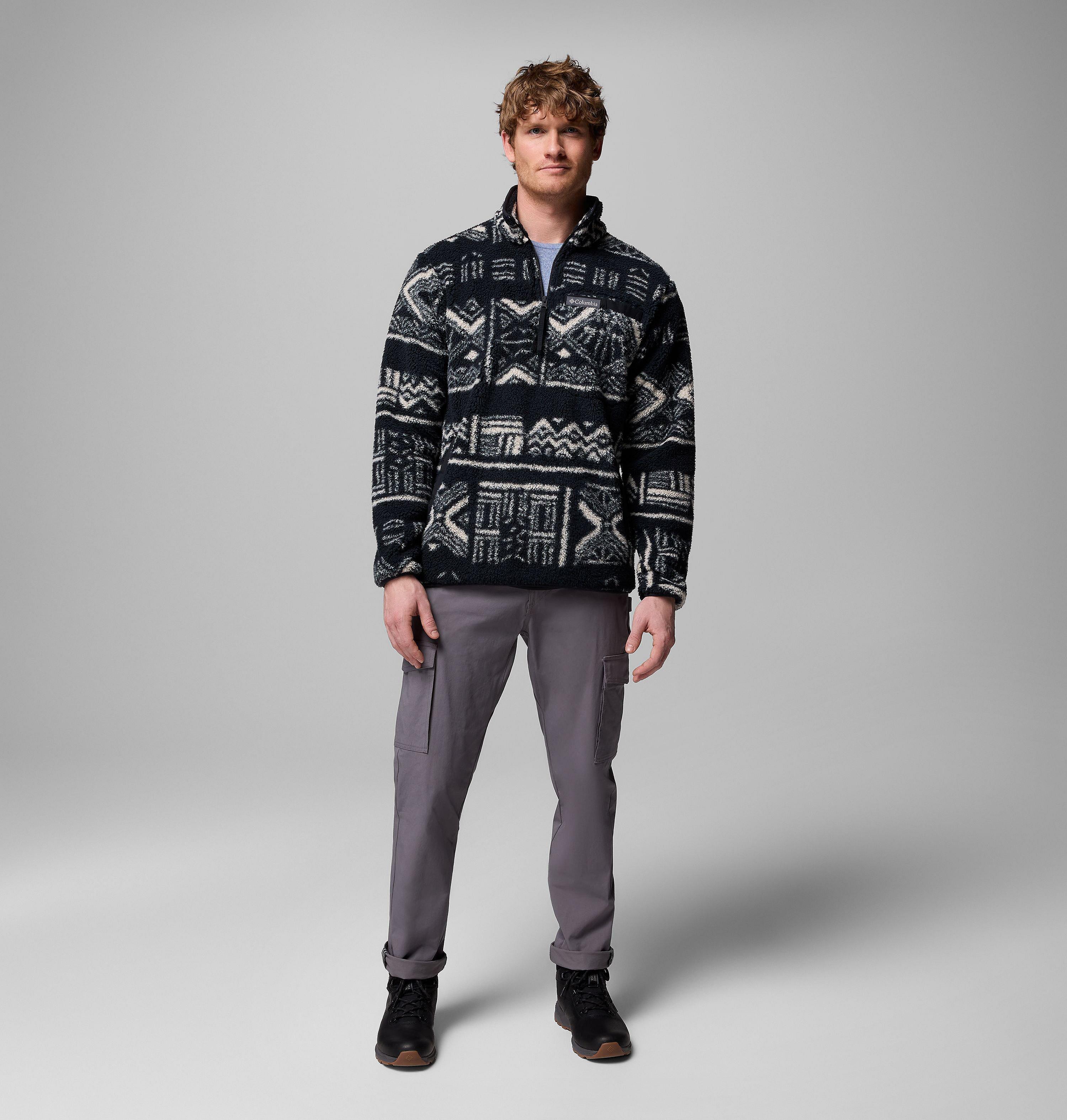 Men's Rugged Ridge High Pile Half Zip Jacket | Columbia