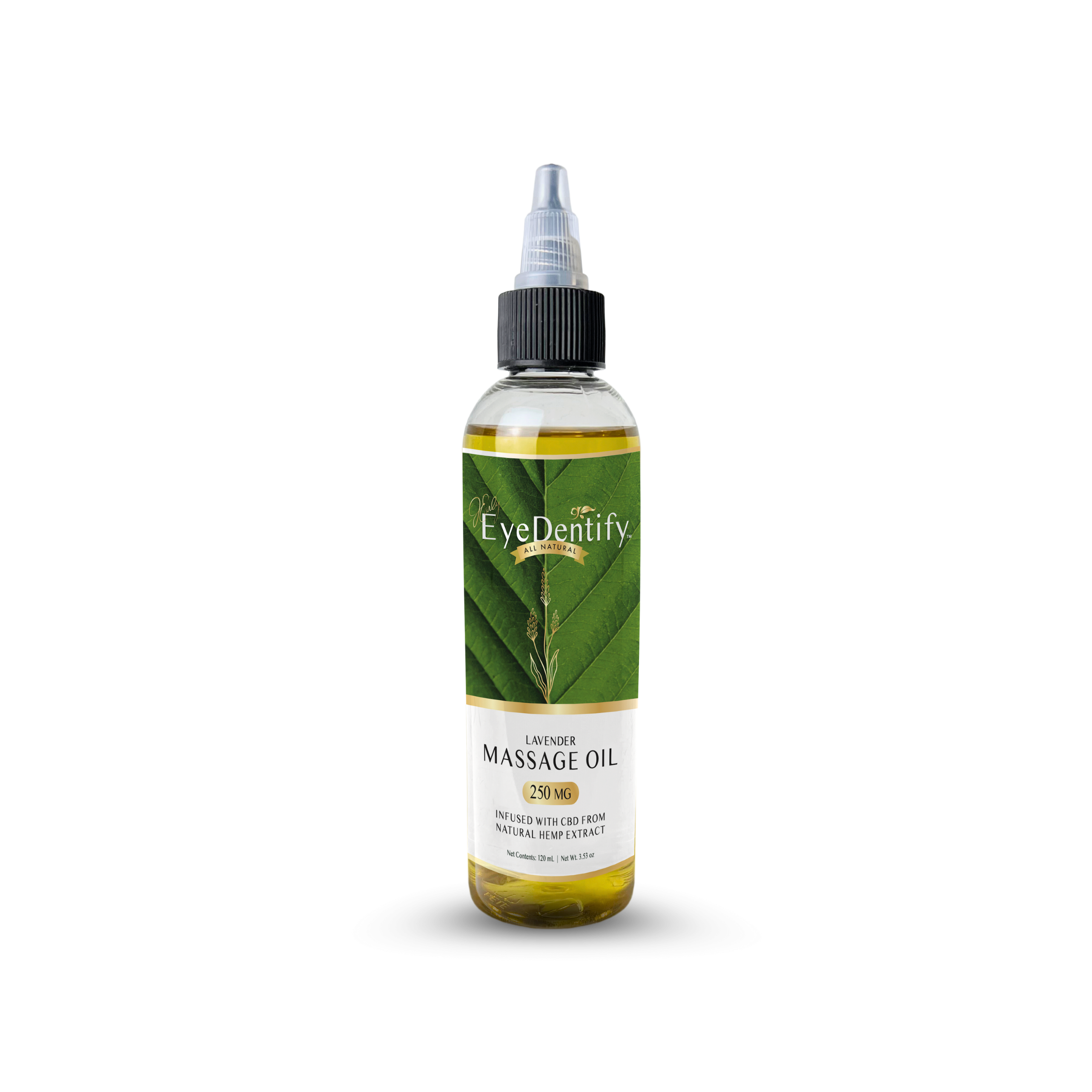 EyeDentify Massage Oil, Lavender 250mg | American Wholesale Hemp