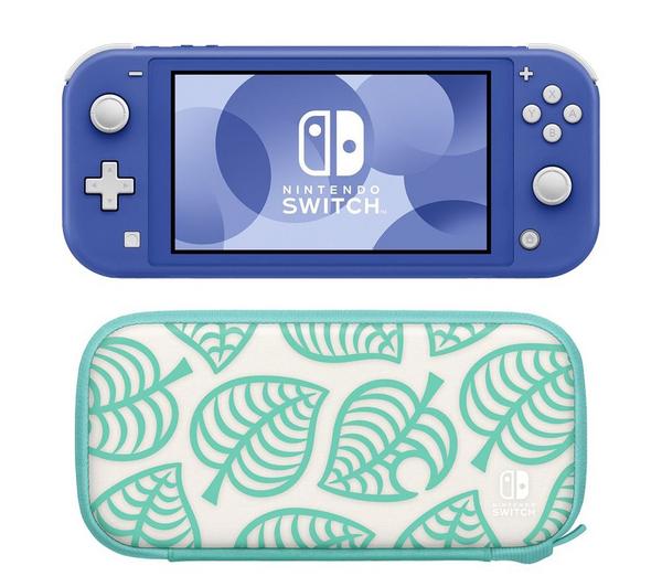 Buy NINTENDO Switch Lite (Blue) & Switch Lite Carrying Case