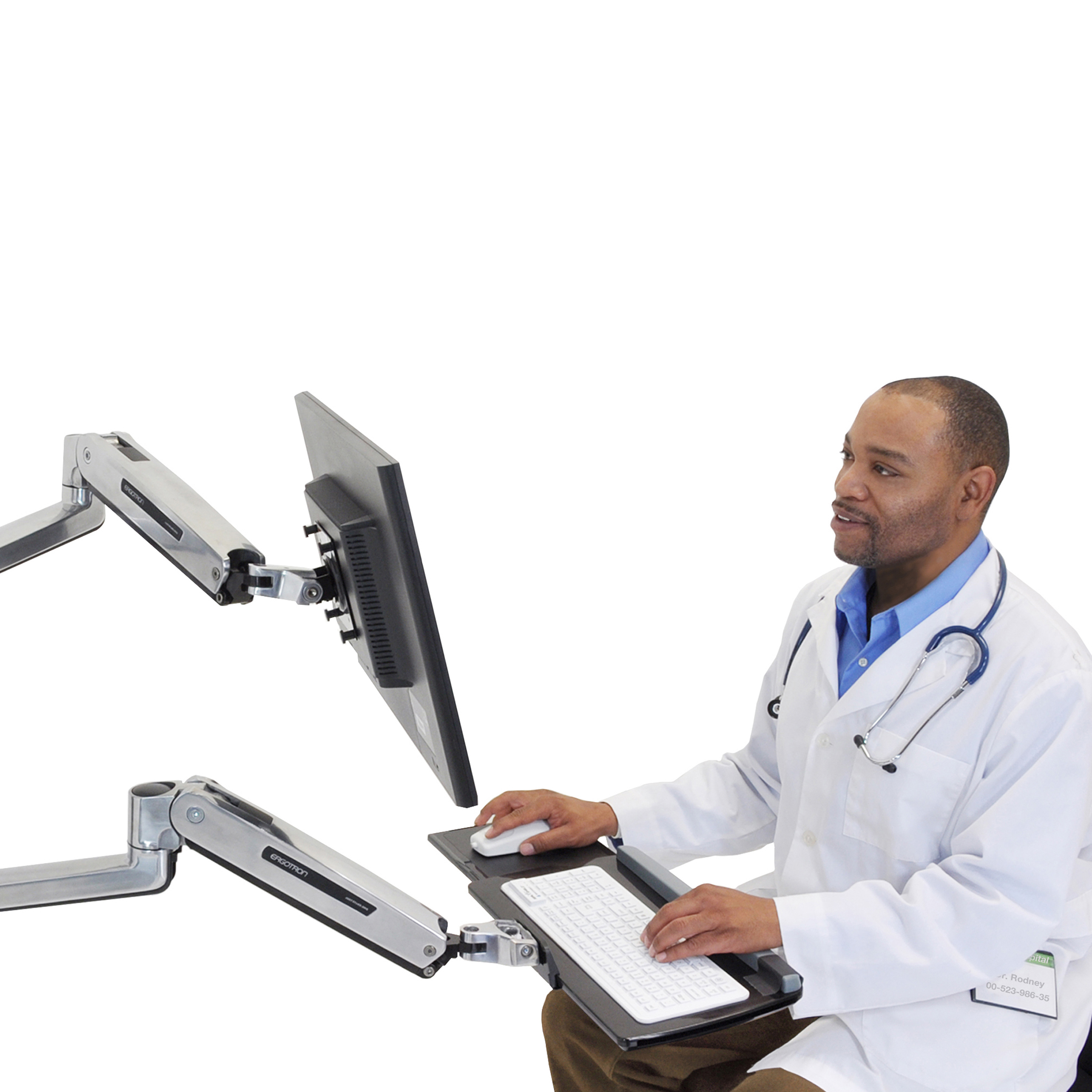 Ergotron LX Sit-Stand Wall Mounted Keyboard Arm