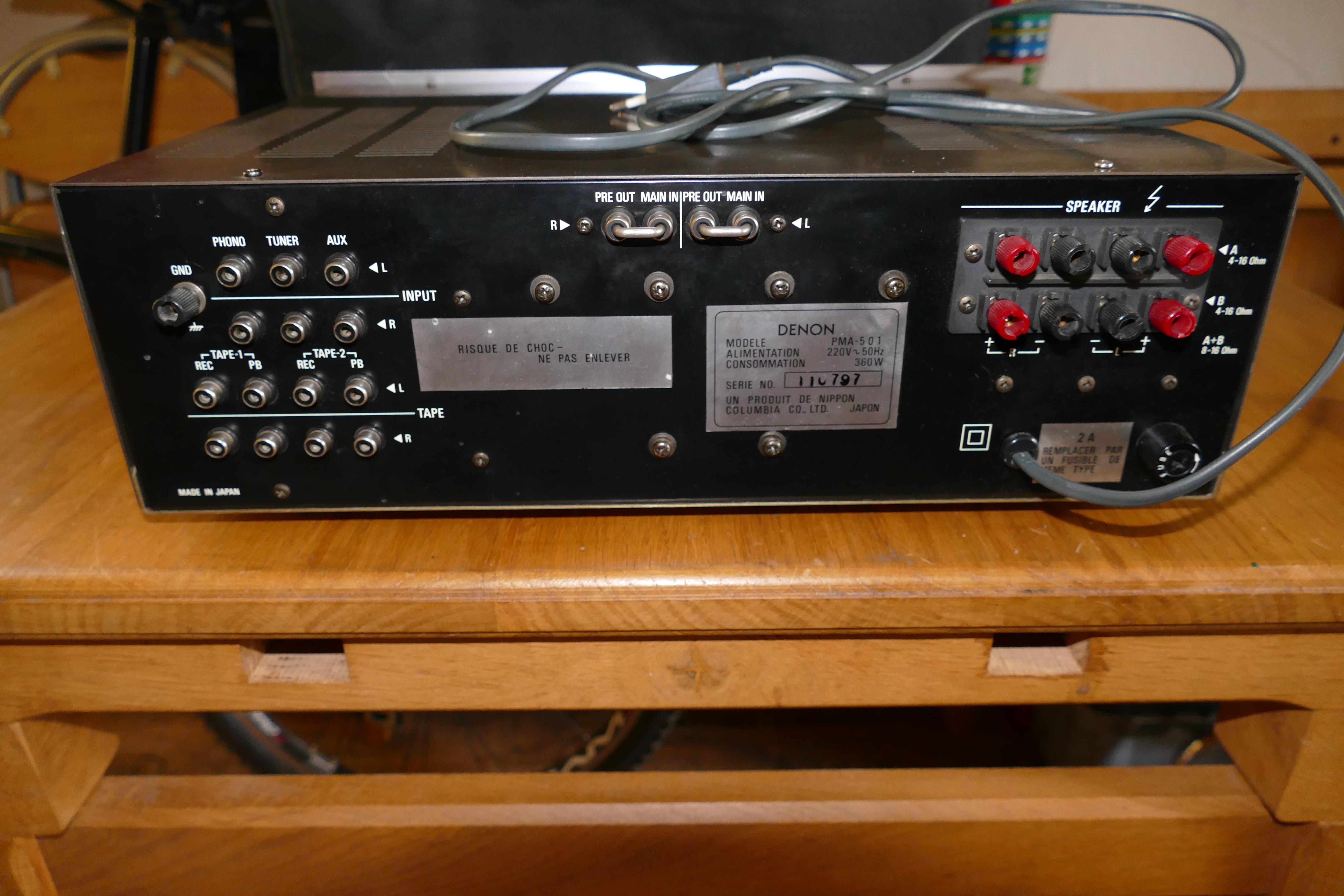 PMA-501 - Denon PMA-501 - Audiofanzine