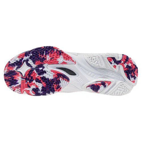 ミズノ ウエーブ ライトニング Z8 ミッドカット ホワイト バイオレット