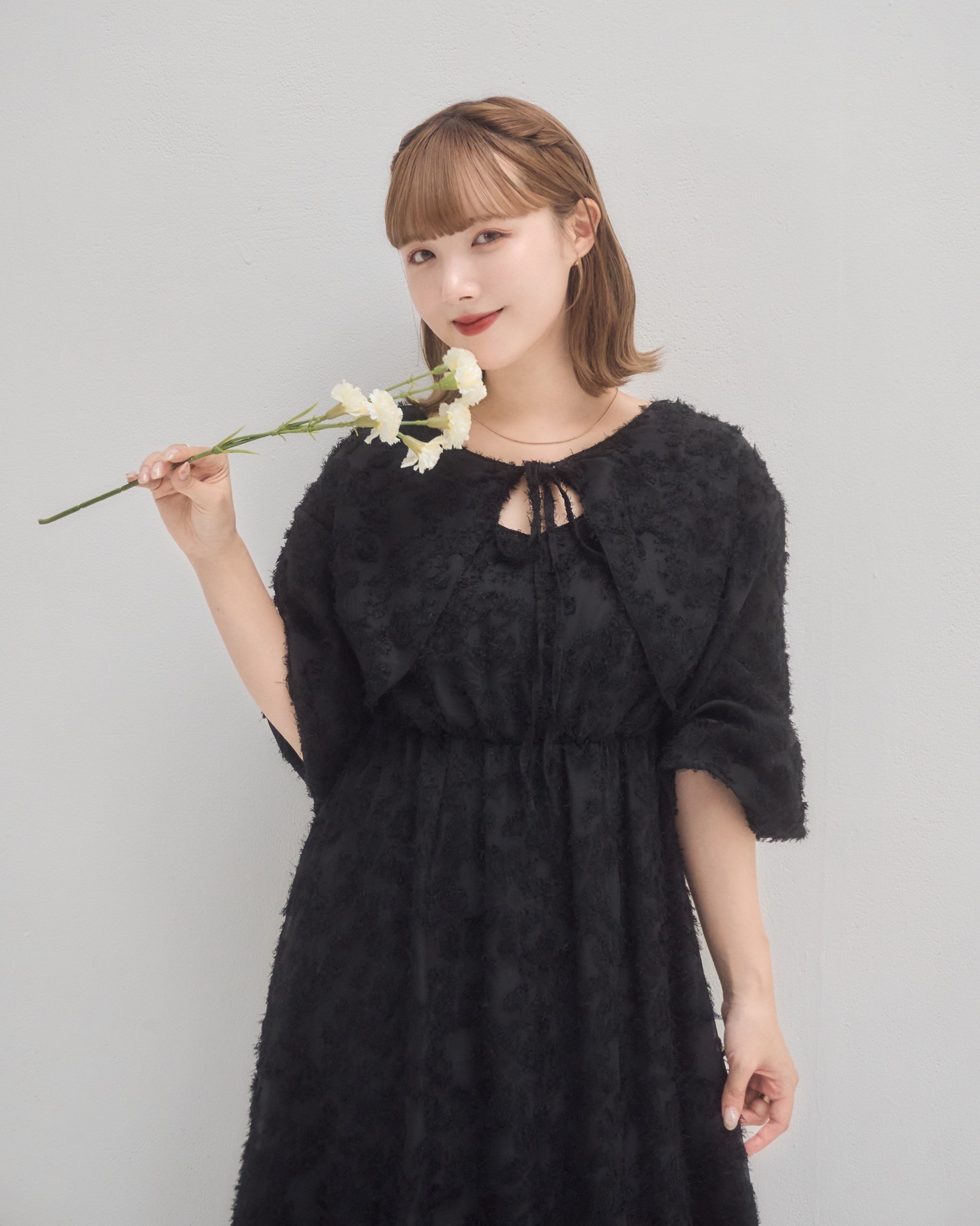 ありすコラボ】マルチウェイフェザーフリンジワンピース｜MELLOWNEON