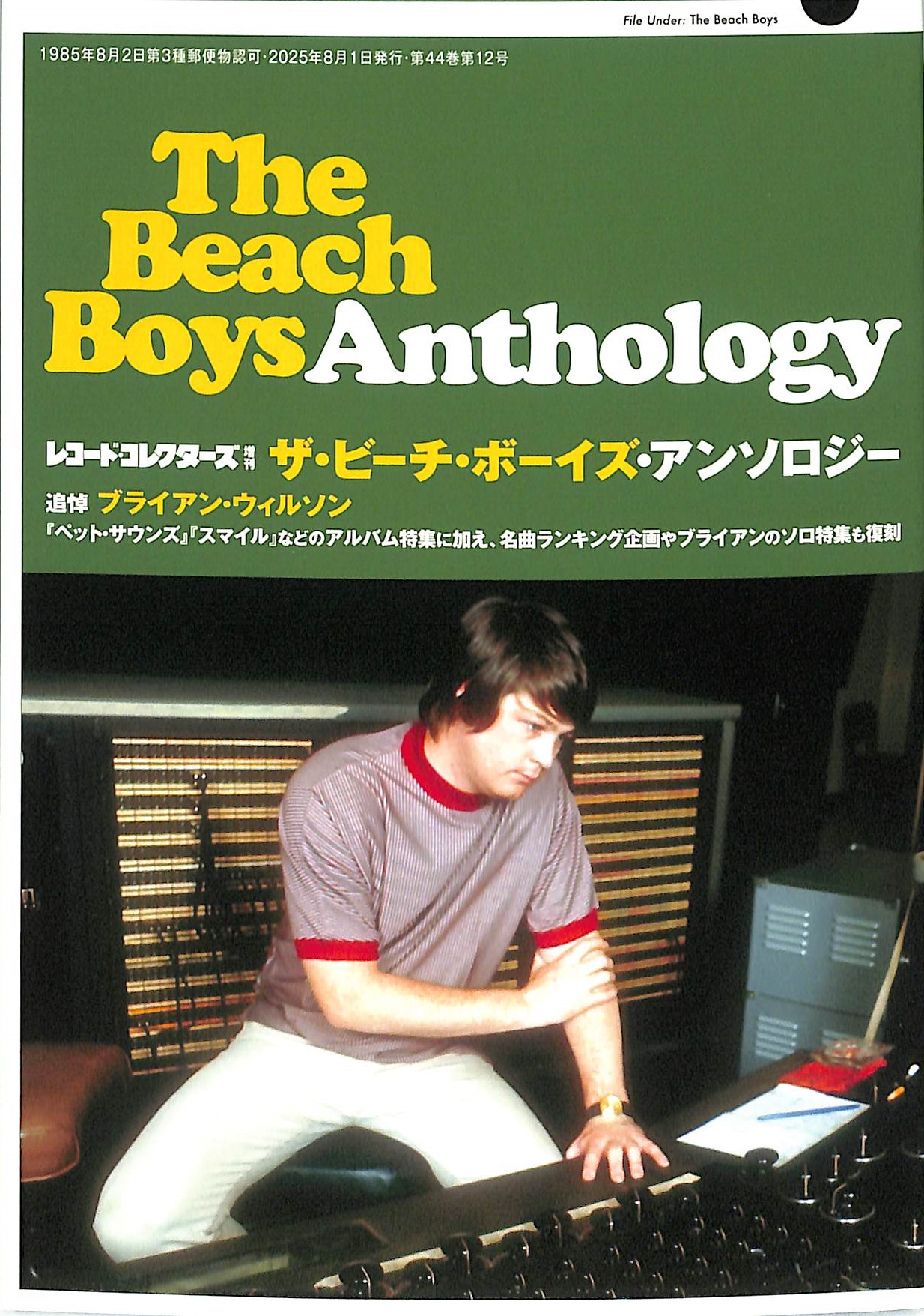 芽瑠璃堂 ＞ レコード・コレクターズ増刊 『ザ・ビーチ・ボーイズ