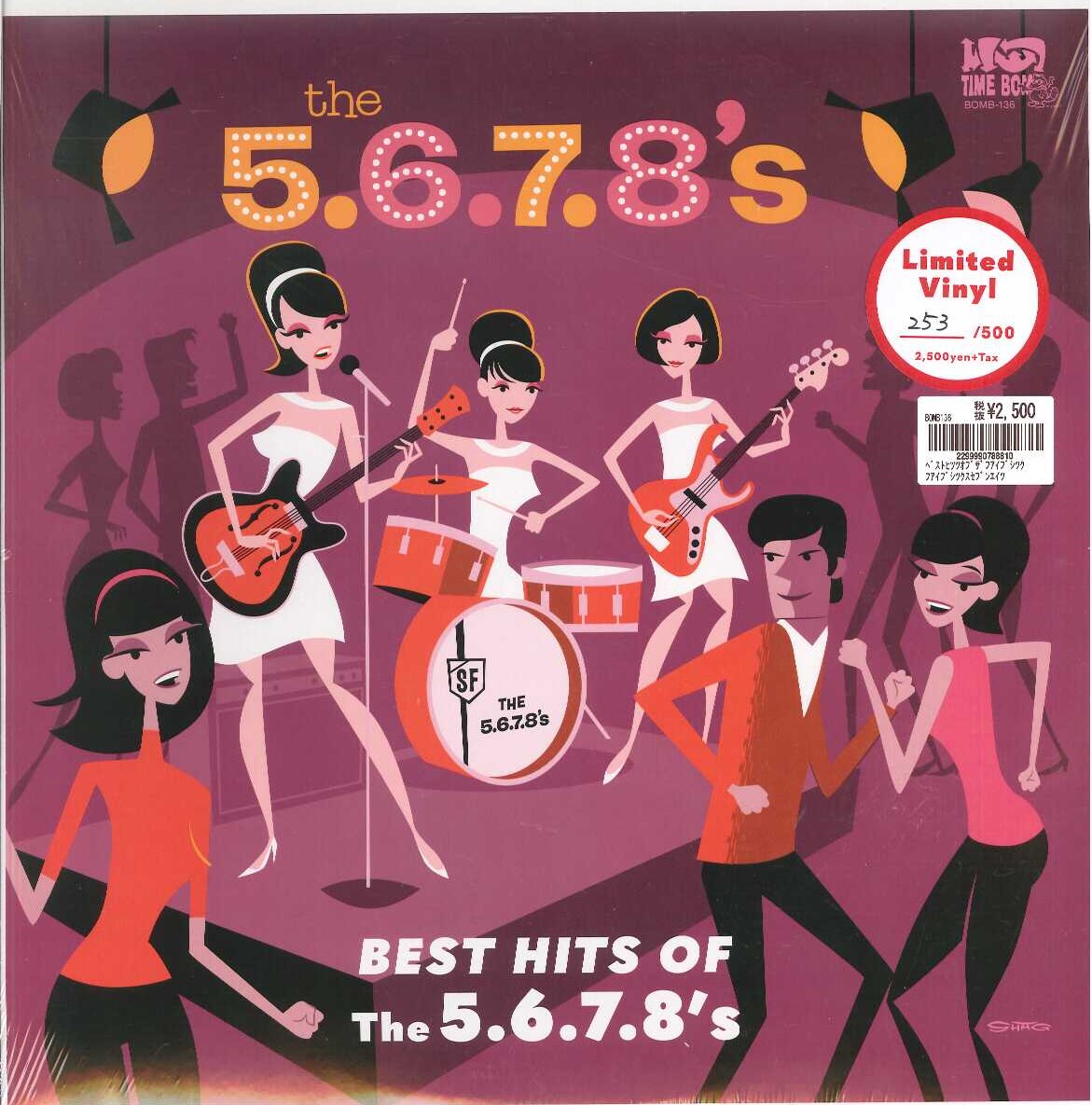 芽瑠璃堂 ＞ 5.6.7.8'S 『Best Hits Of The 5.6.7.8's (LP)（12インチ