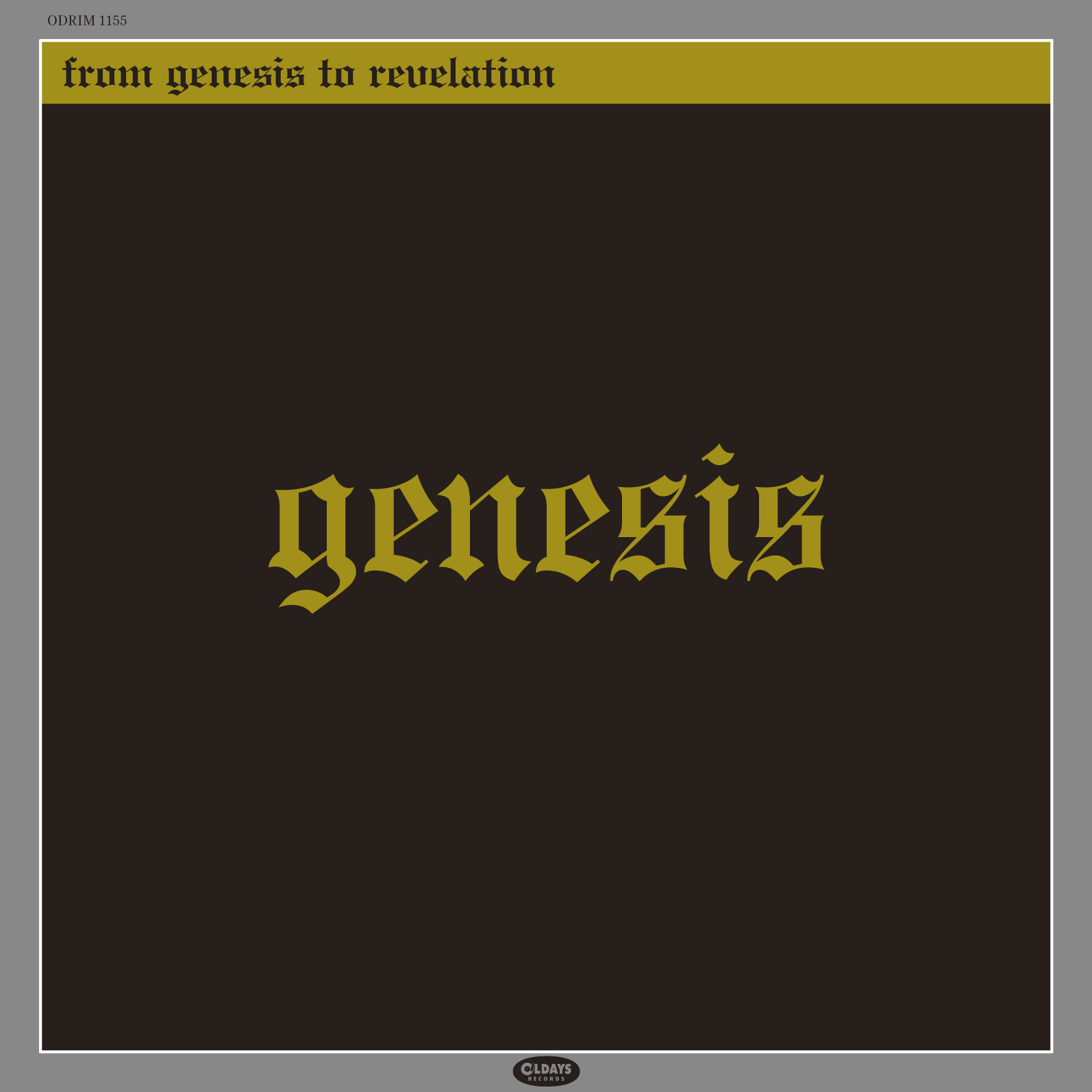 芽瑠璃堂 ＞ ジェネシス 『創世記』ODRIM1155