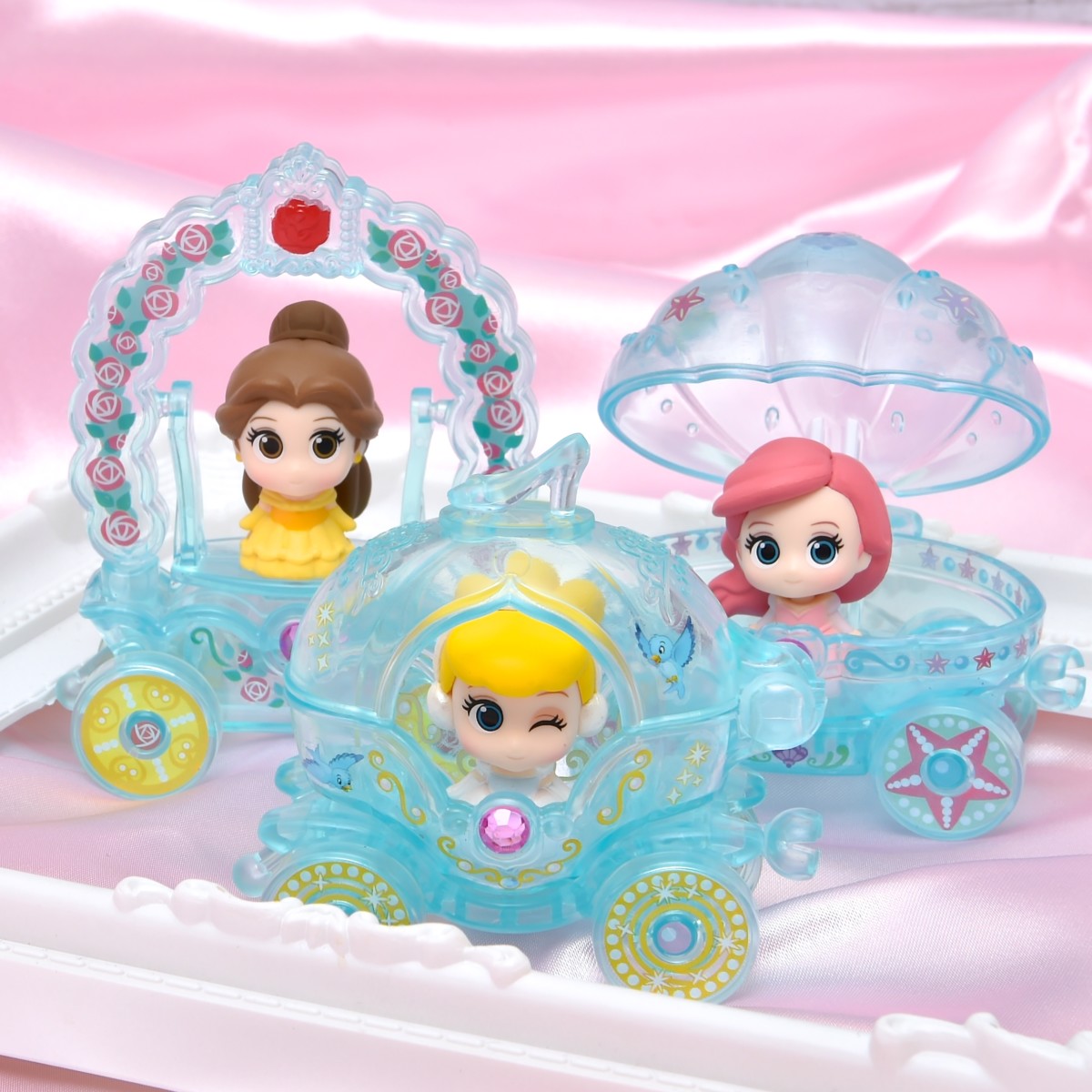 キラキラかわいいシンデレラ・アリエル・ベル！バンダイ食玩