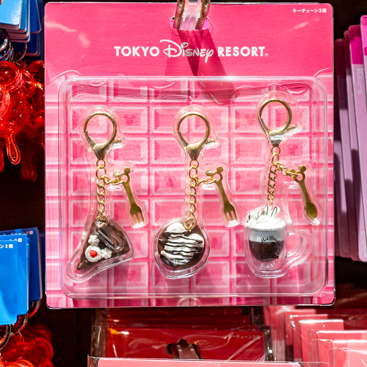 s2062 ディズニー リゾート キーチェーン 中華 和食 未使用 6点 s2062