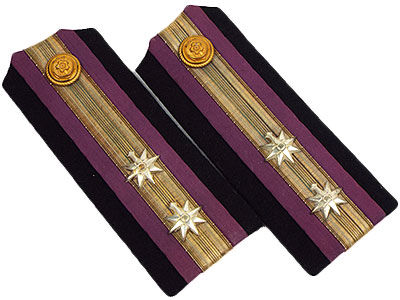 Military Force エムフォース / 海軍夏用肩章大型 予備機関科中尉