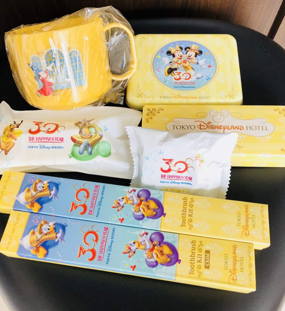 東京ディズニーランドホテルの歴代ルームアメニティー 2009年～2018年