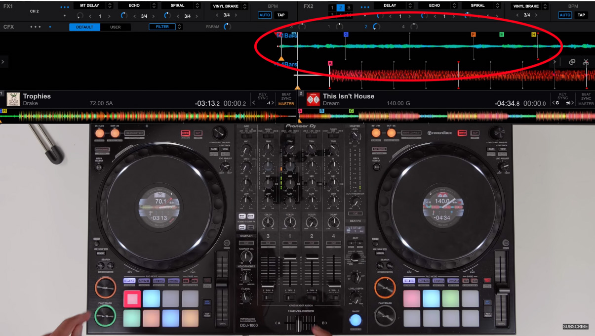 Pioneer / DDJ-1000】機能を活かしたミックステクで差をつけろ！ | DJ