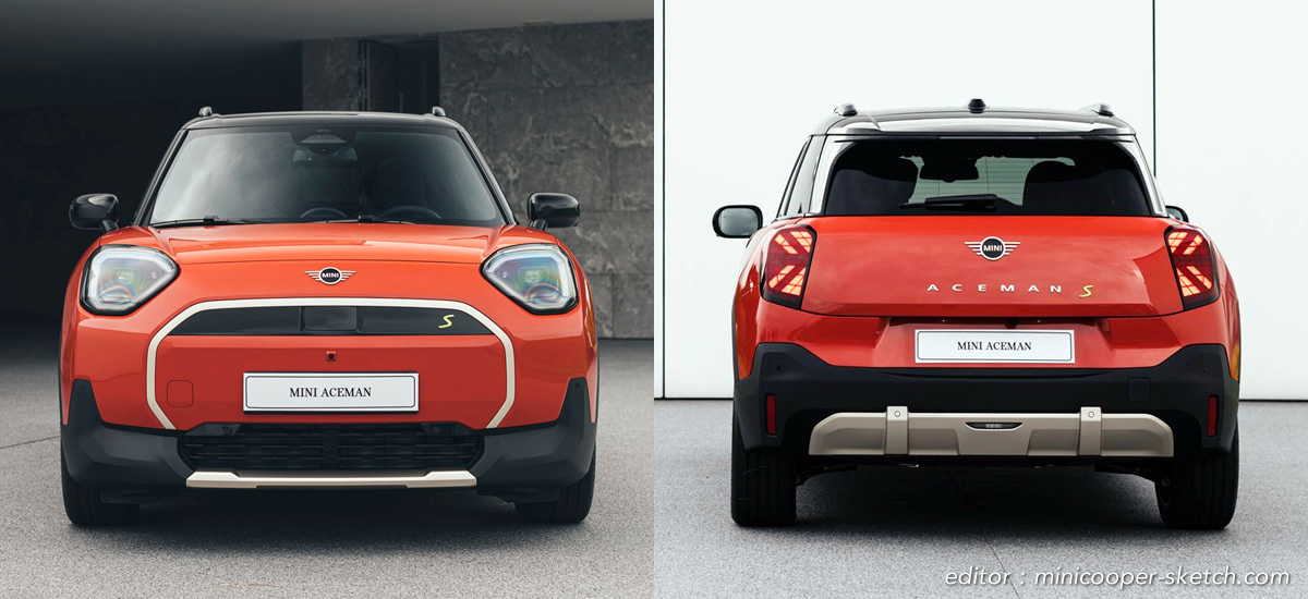 MINI エースマンE（J05）のスペックと装備 | MINI COOPER Sketch