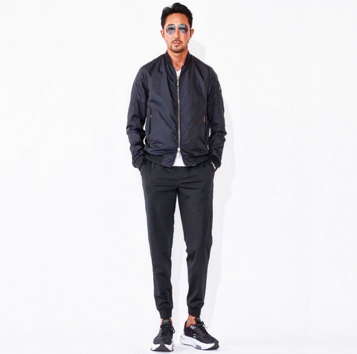 マットツイストジョガー ブラック – MINIMAL WARDROBE