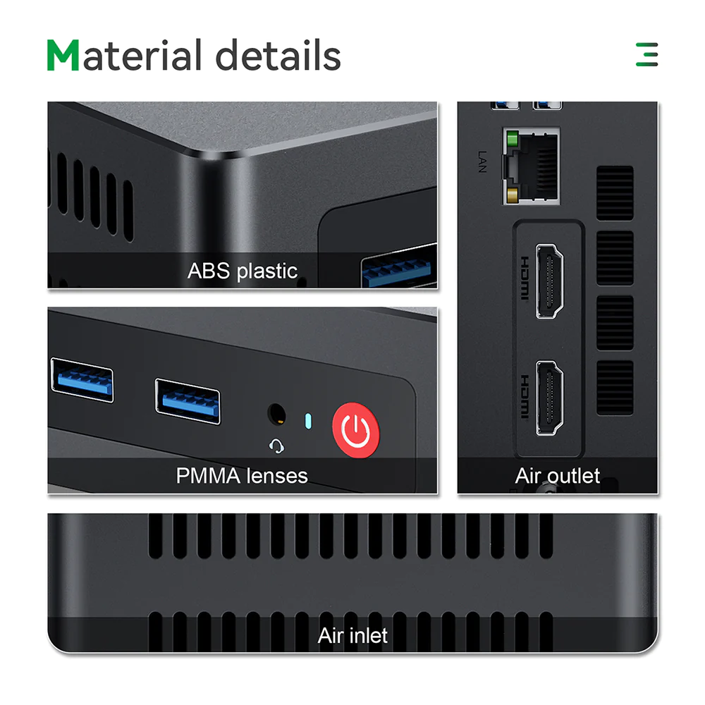 Trigkey G4 Intel® N95 – Mini pcs comparison